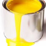 Yellow paint